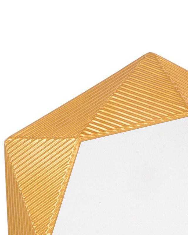 Lustro ścienne Bastia 51 cm 60 cm Metal Złoty 1 szt.