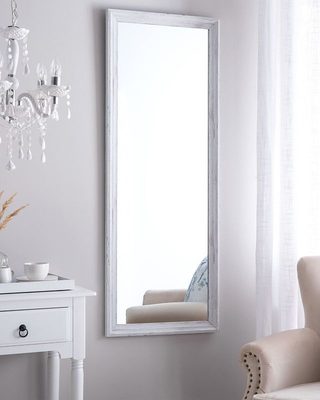 Lustro ścienne Benon 50 cm 130 cm Złamana biel 1 szt.