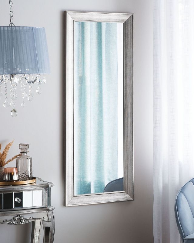 Lustro ścienne Bubry 50 cm 130 cm Srebrny 1 szt.