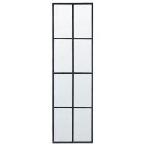 Lustro ścienne Camon 38 cm 132 cm Metal Czarny 1 szt.