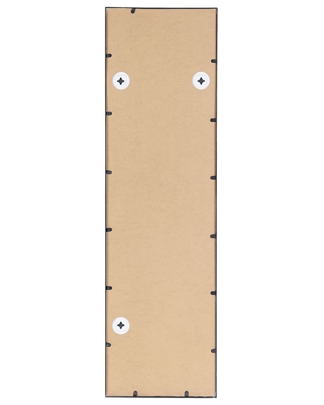 Lustro ścienne Camon 38 cm 132 cm Metal Czarny 1 szt.