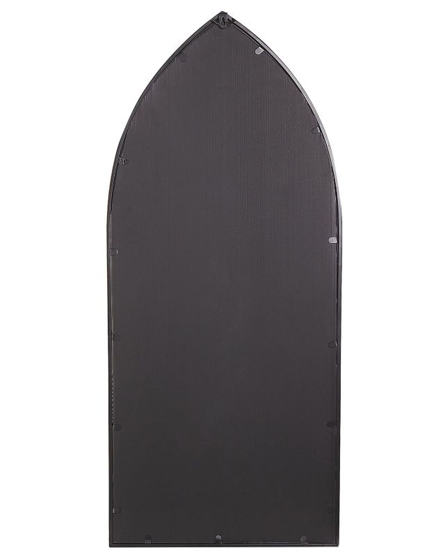 Lustro ścienne Cassel 50 cm 115 cm Metal Czarny 1 szt.