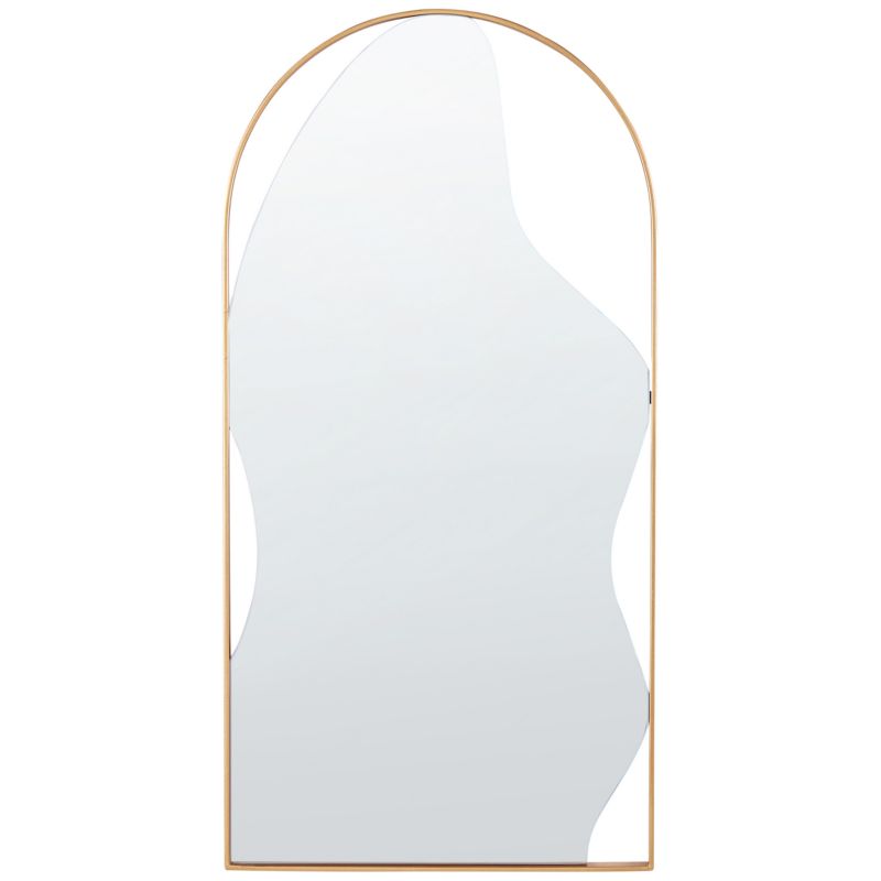 Lustro ścienne Colombier 41 cm 81 cm Metal Złoty 1 szt.