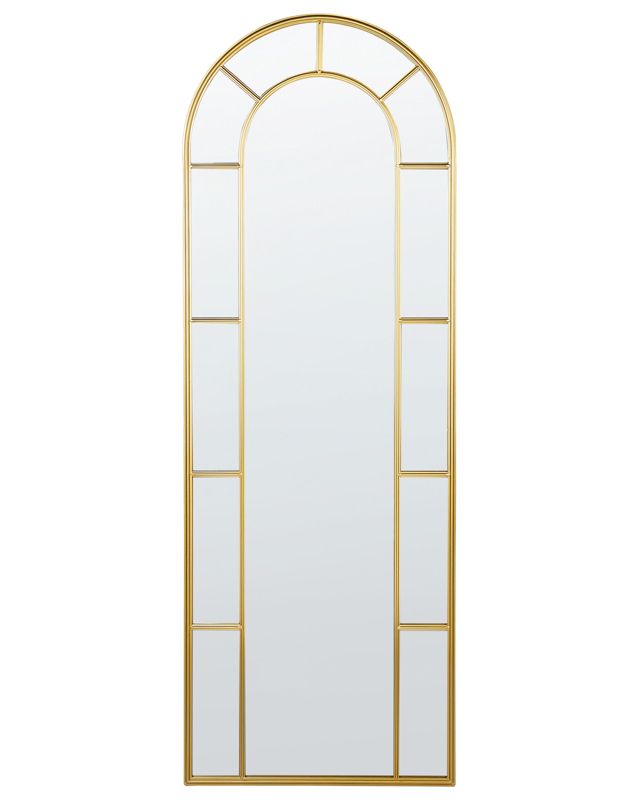 Lustro ścienne Crosses 60 cm 170 cm Metal Złoty 1 szt.