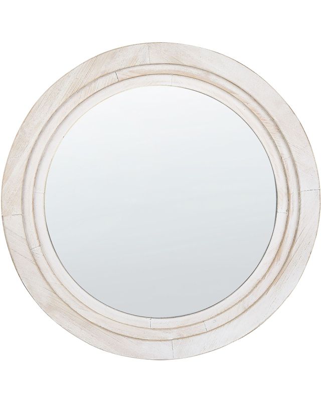 Lustro ścienne Delicias 60 cm 60 cm Złamana biel 1 szt.