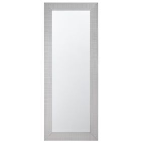 Lustro ścienne Derval 50 cm 130 cm Srebrny 1 szt.