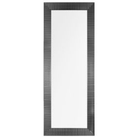 Lustro ścienne Draveil 50 cm 130 cm Czarny 1 szt.