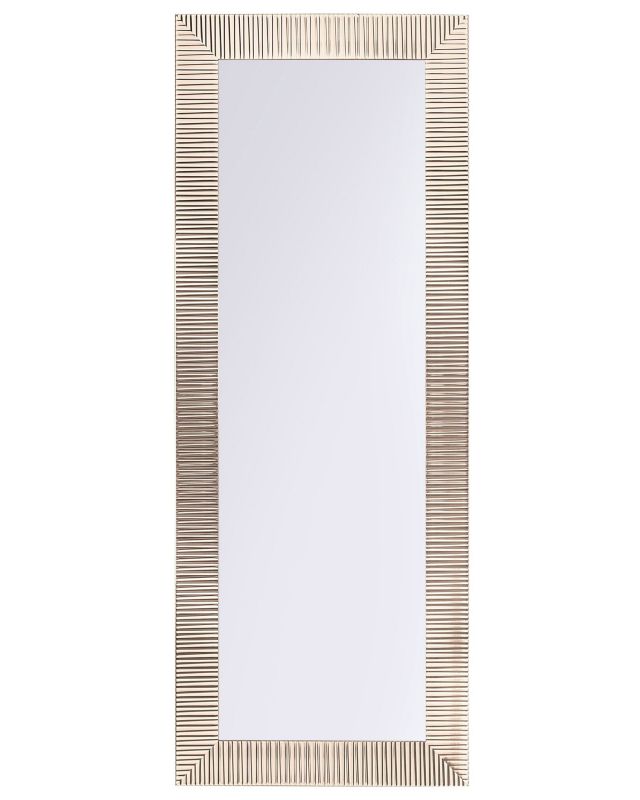 Lustro ścienne Draveil 50 cm 130 cm Złoty 1 szt.