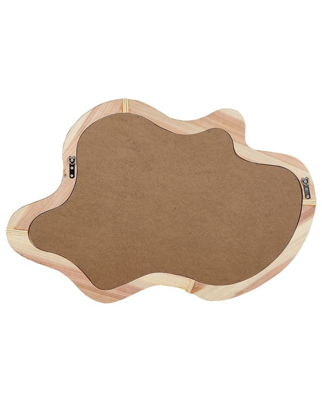 Lustro ścienne Drevant 49 cm 89 cm Drewno Naturalny 1 szt.