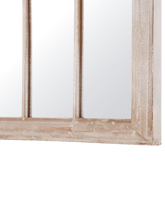 Lustro ścienne Embry 69 cm 88 cm Metal Beżowy 1 szt.