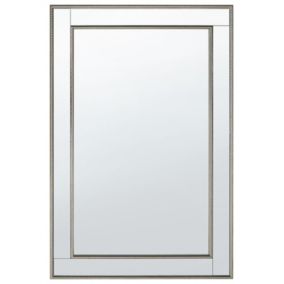 Lustro ścienne Fenioux 60 cm 90 cm Srebrny 1 szt.