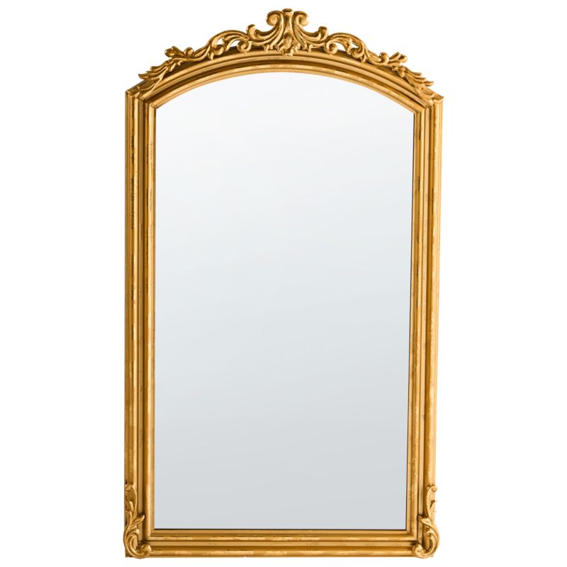 Lustro ścienne Gorges 55 cm 96 cm Metal Złoty 1 szt.