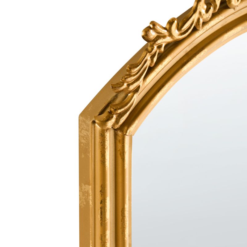 Lustro ścienne Gorges 55 cm 96 cm Metal Złoty 1 szt.