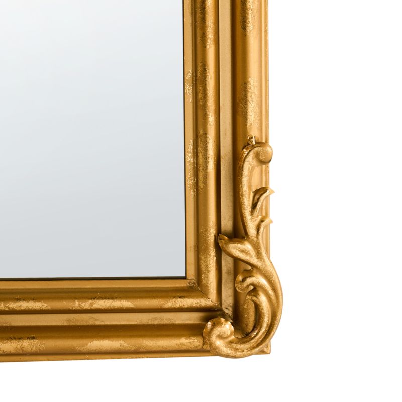 Lustro ścienne Gorges 55 cm 96 cm Metal Złoty 1 szt.