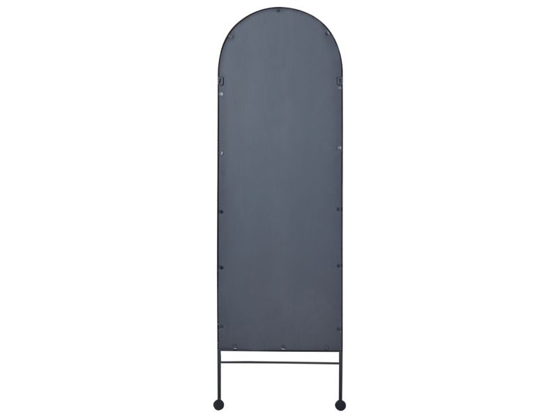Lustro ścienne Jarnages 45 cm 145 cm Metal Czarny 1 szt.
