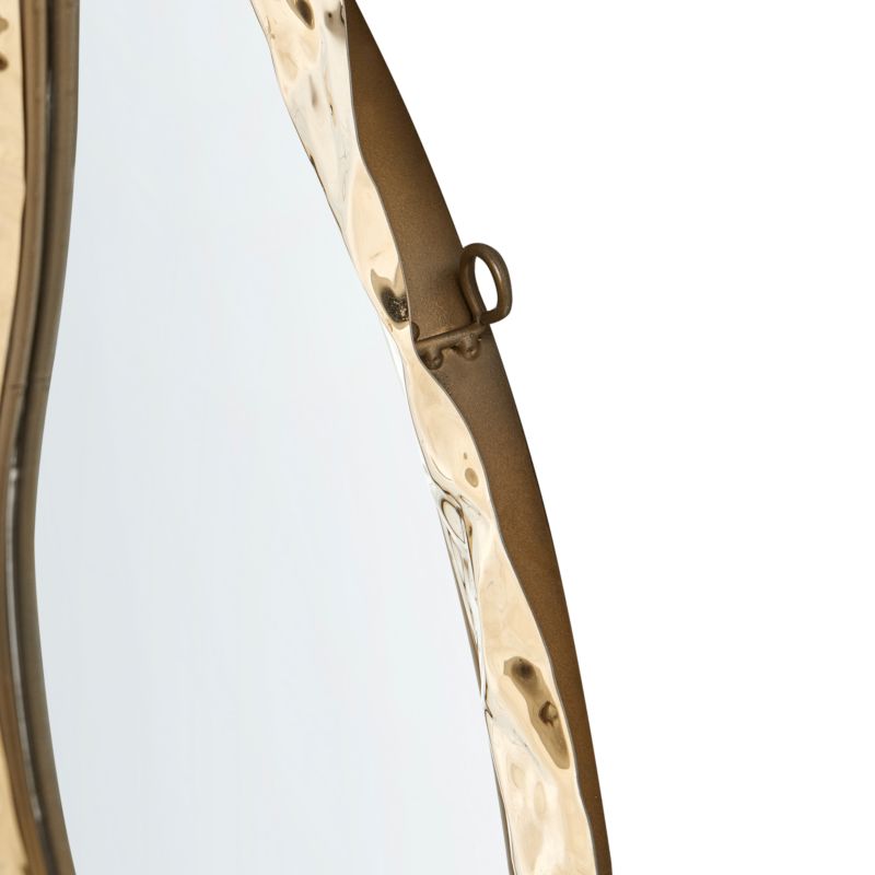 Lustro ścienne Jossigny 52 cm 79 cm Złoty 1 szt.