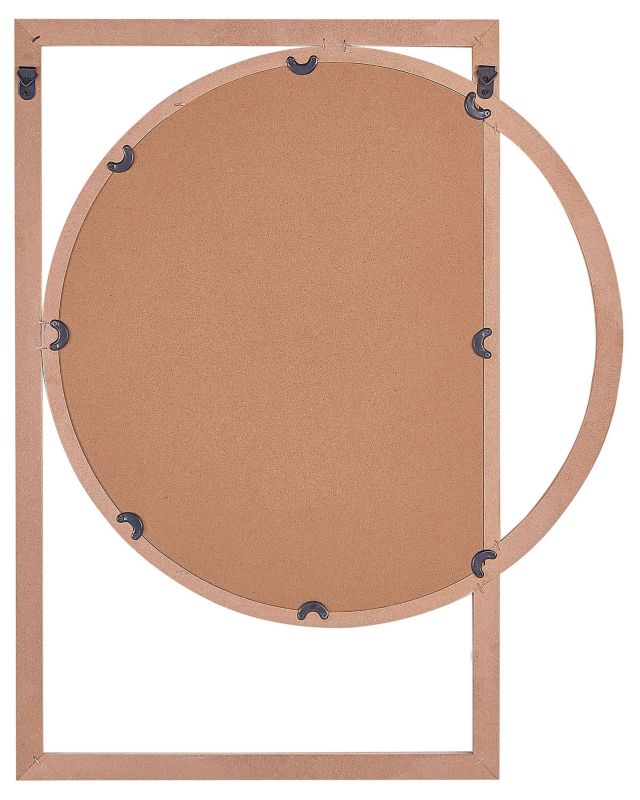 Lustro ścienne Lauron 56 cm 71 cm Jasne drewno 1 szt.