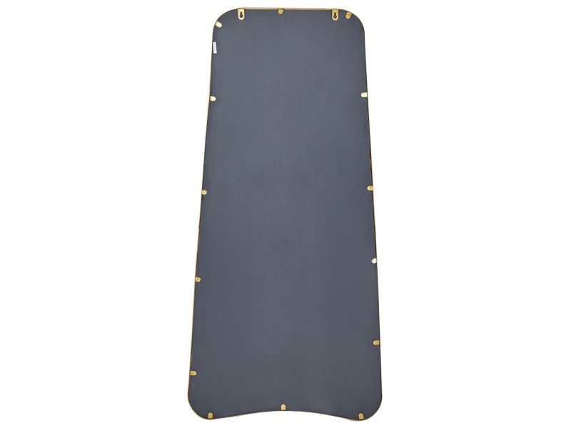 Lustro ścienne Levet 58 cm 122 cm Metal Złoty 1 szt.