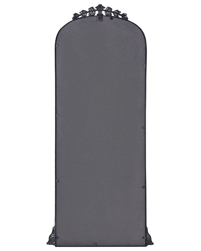 Lustro ścienne Livry 51 cm 114 cm Metal Czarny 1 szt.