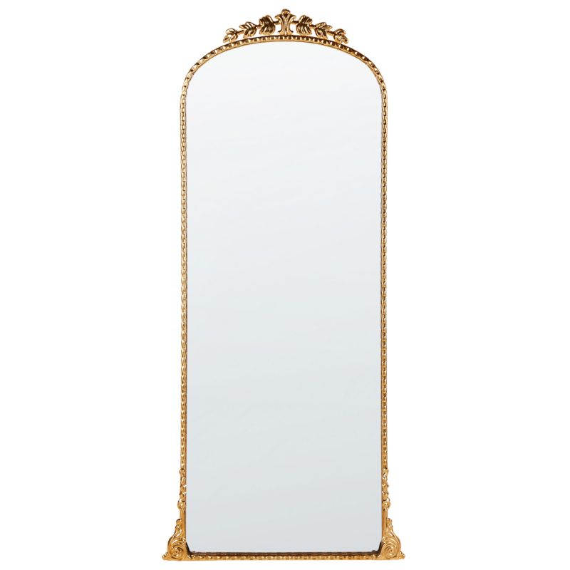 Lustro ścienne Livry 51 cm 114 cm Metal Złoty 1 szt.