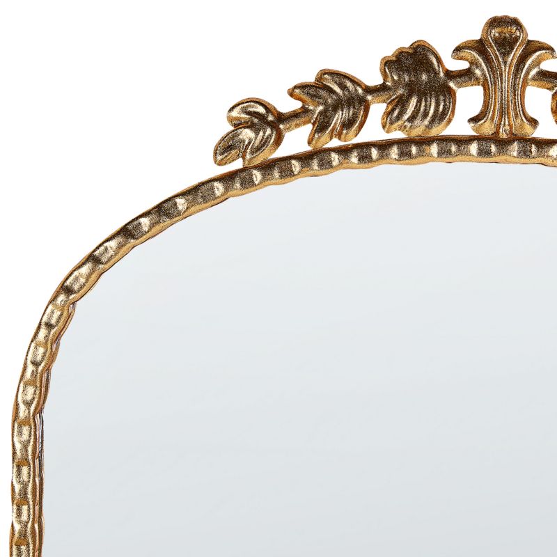 Lustro ścienne Livry 51 cm 114 cm Metal Złoty 1 szt.
