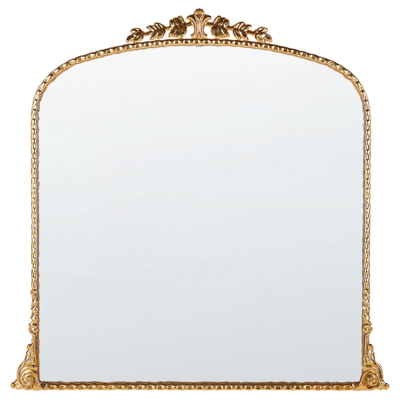 Lustro ścienne Livry 71 cm 71 cm Metal Złoty 1 szt.