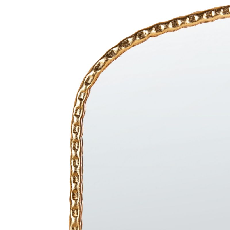 Lustro ścienne Livry 71 cm 71 cm Metal Złoty 1 szt.