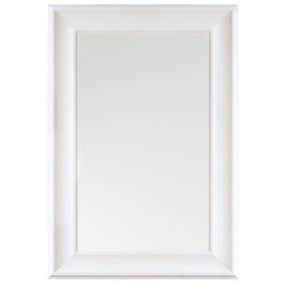 Lustro ścienne Lunel 60 cm 90 cm Biały 1 szt.