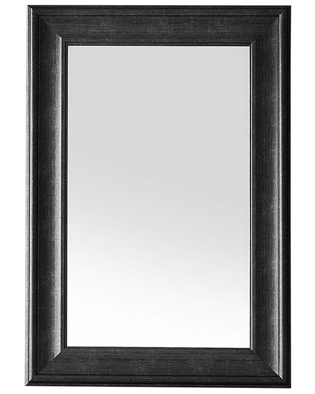 Lustro ścienne Lunel 60 cm 90 cm Czarny 1 szt.