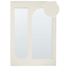 Lustro ścienne Marcigny 70 cm 100 cm Boucle Złamana biel 1 szt.