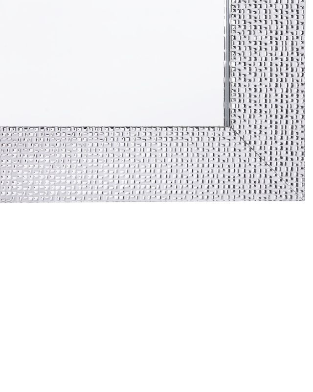 Lustro ścienne Mervent 61 cm 91 cm Srebrny 1 szt.