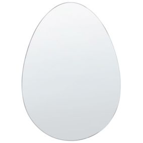 Lustro ścienne Montresor 50 cm 70 cm Srebrny 1 szt.