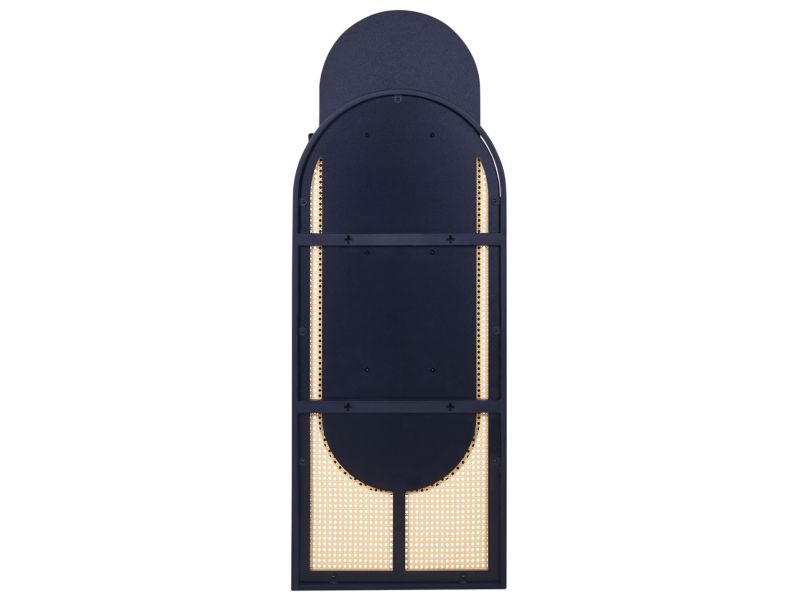 Lustro ścienne Nevers 53 cm 143 cm Rattan Naturalny 1 szt.