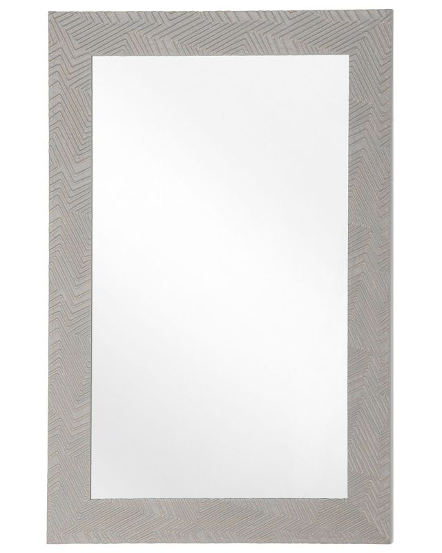 Lustro ścienne Nevez 60 cm 91 cm Szary 1 szt.