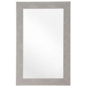 Lustro ścienne Nevez 60 cm 91 cm Szary 1 szt.