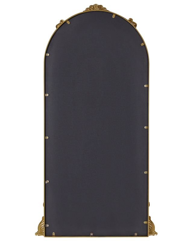 Lustro ścienne Noidan 66 cm 124 cm Metal Złoty 1 szt.