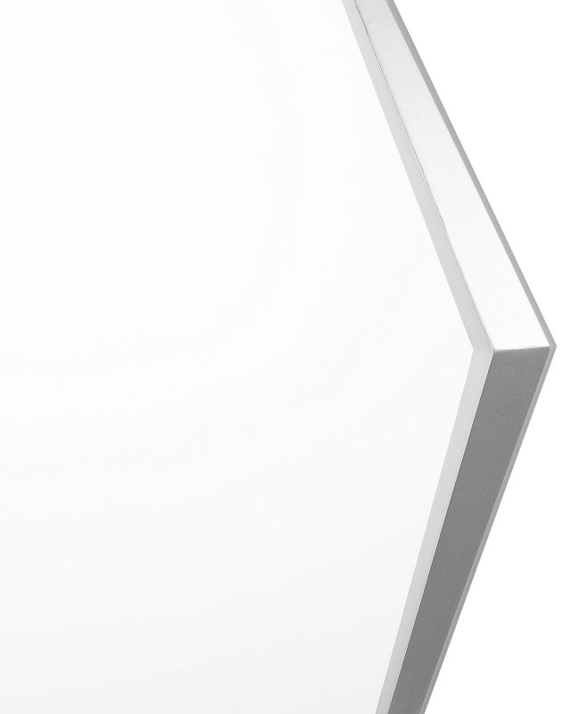 Lustro ścienne Oeno 66 cm 91 cm Srebrny 1 szt.