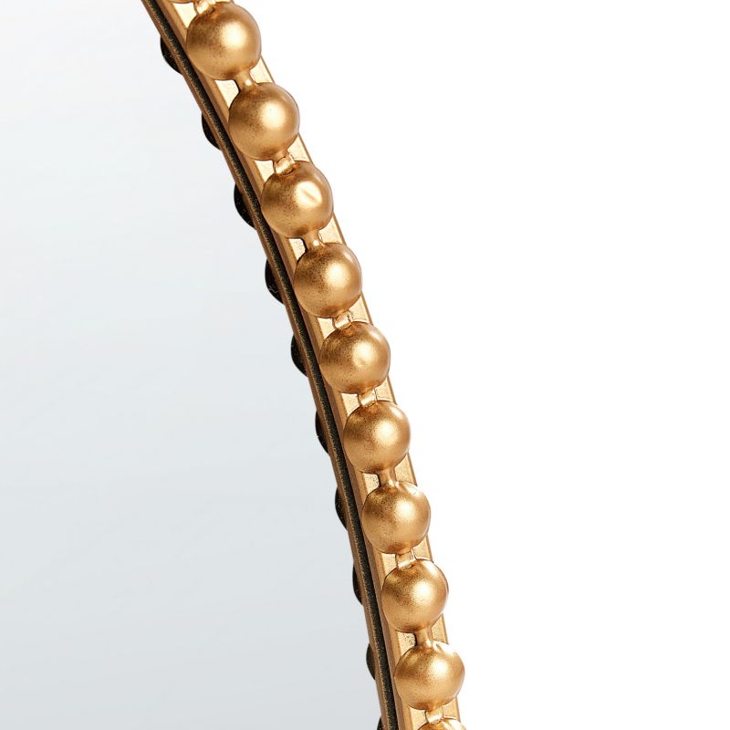 Lustro ścienne Ouvea 57 cm 79 cm Metal Złoty 1 szt.