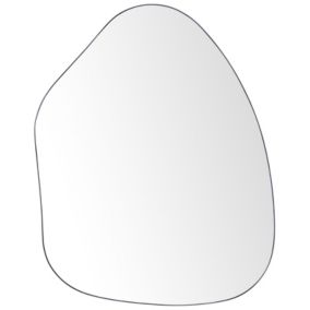 Lustro ścienne Puteaux 70 cm 92 cm Metal Czarny 1 szt.