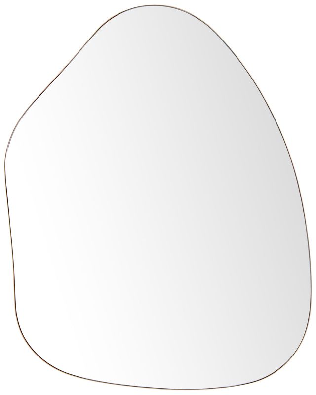 Lustro ścienne Puteaux 70 cm 92 cm Metal Złoty 1 szt.