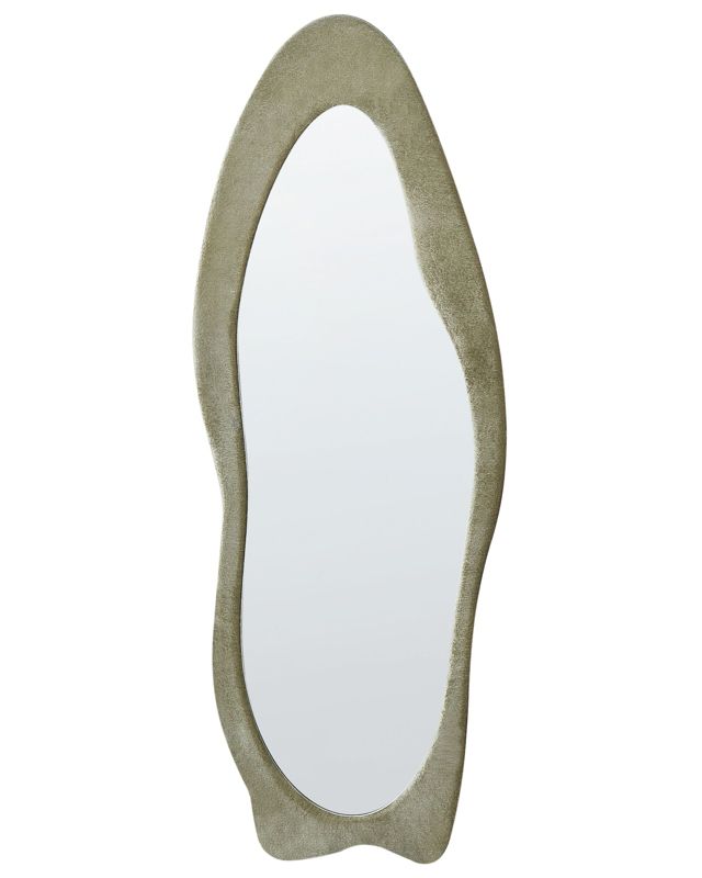 Lustro ścienne Reigny 57 cm 160 cm Welur Oliwkowy 1 szt.