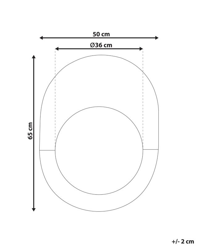 Lustro ścienne Rety 50 cm 65 cm Kamień Różowe złoto 1 szt.