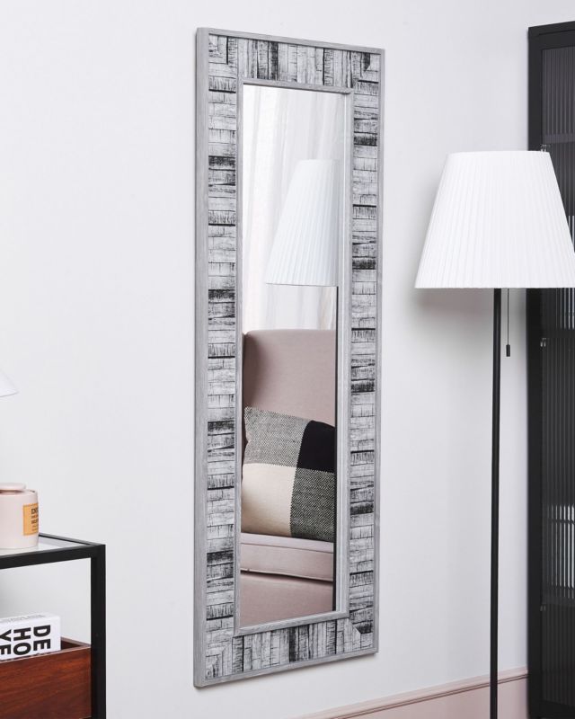 Lustro ścienne Rosnoen 50 cm 130 cm Szary 1 szt.