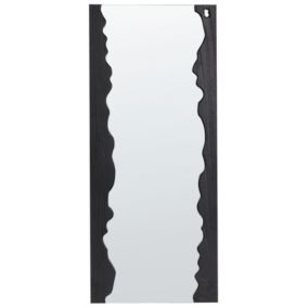 Lustro ścienne Saullcet 75 cm 175 cm Czarny 1 szt.