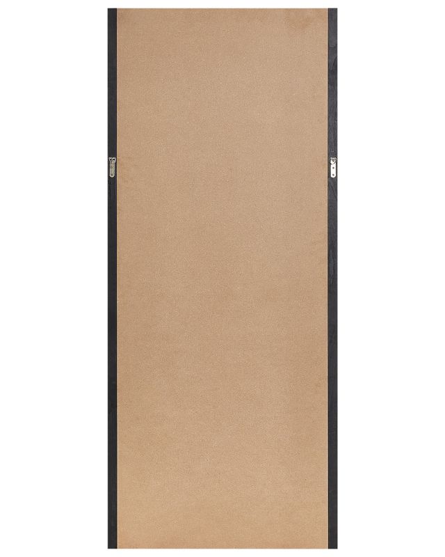 Lustro ścienne Saullcet 75 cm 175 cm Czarny 1 szt.
