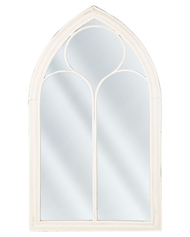 Lustro ścienne Trelly 62 cm 113 cm Metal Biały 1 szt.