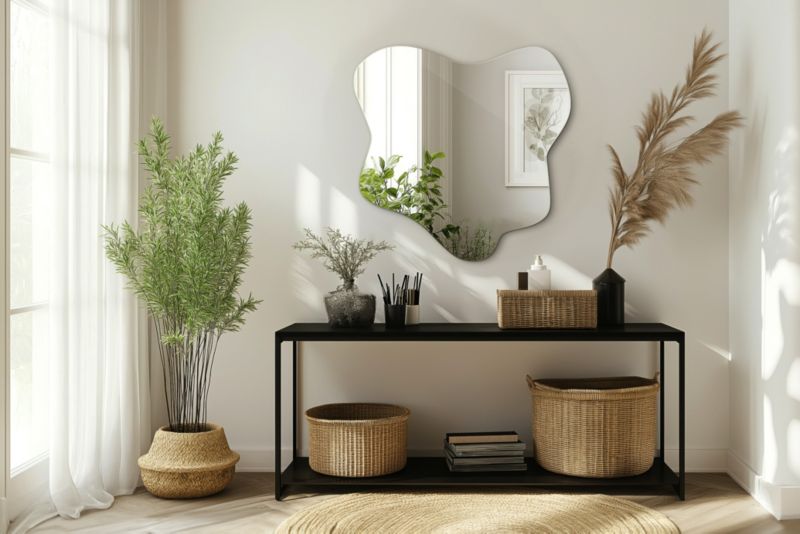 Lustro ścienne Tulup 58 x 57,5 cm minimalistyczne