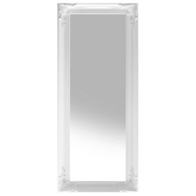 Lustro ścienne Vars 51 cm 141 cm Biały 1 szt.