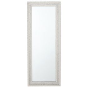 Lustro ścienne Vertou 50 cm 130 cm Kremowy 1 szt.