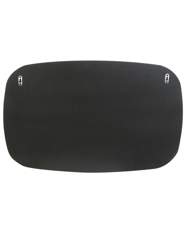 Lustro ścienne z półką Dosnon 80 cm 50 cm Metal Różowy 1 szt.